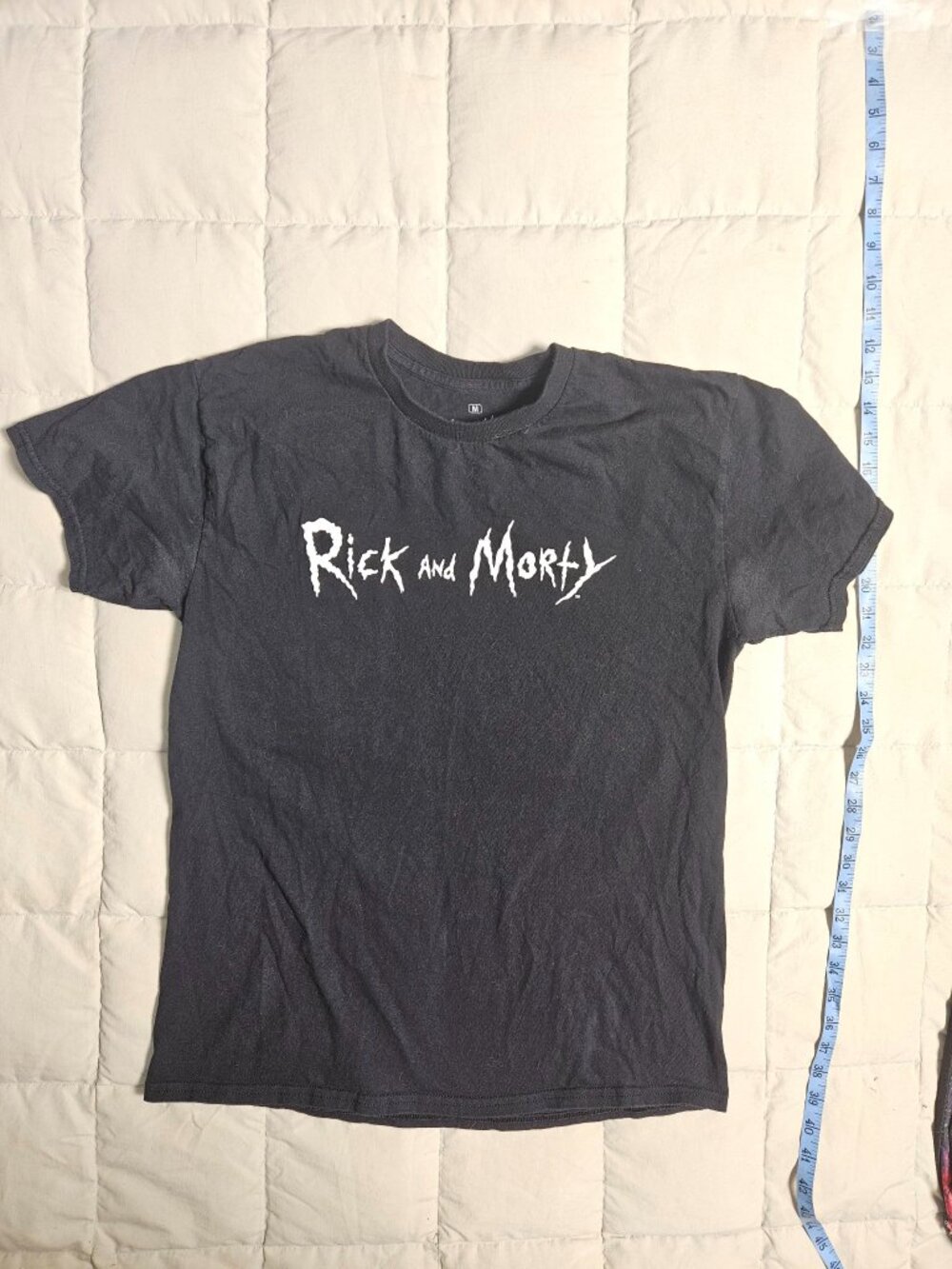 Rick and Morty Black Graphic T-Shirt Men's M Adult Swim